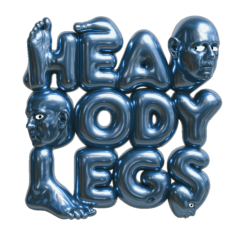 headbodylegs 3d wordmark